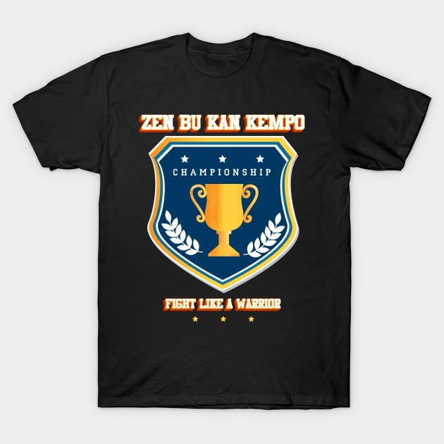 Zen Bu Kan Kempo T-Shirt by Baim_Art